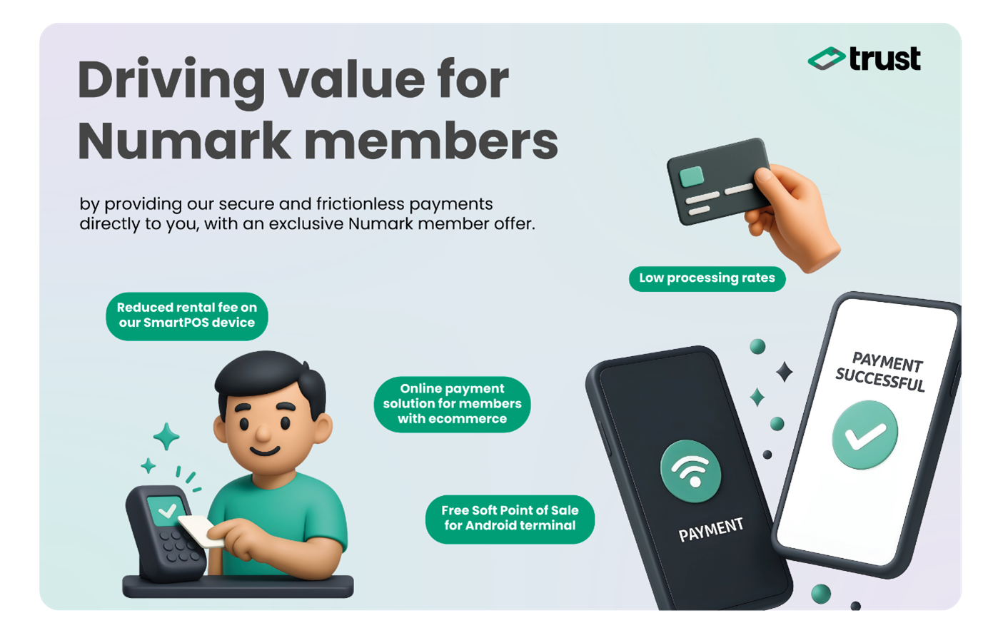 Numark Members Trust Payments